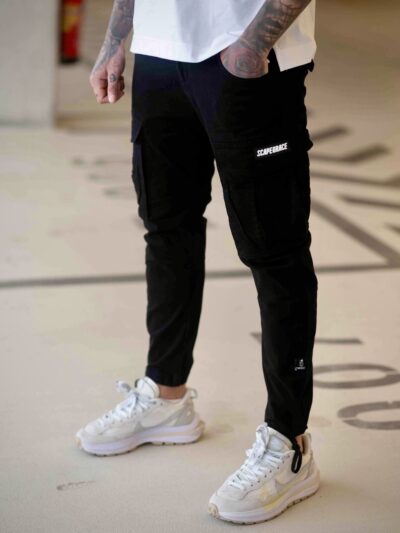 Παντελόνι cargo regular μαύρο