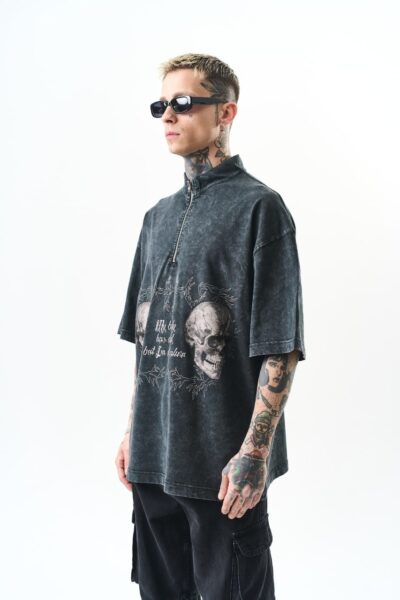 Alternative view of Oversized t-shirt black