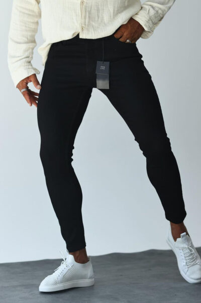 Alternative view of Παντελόνι τζιν slim fit μαύρο