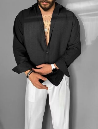 Πουκάμισο μαύρο