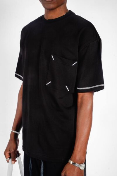 Alternative view of Oversized t-shirt μαύρο