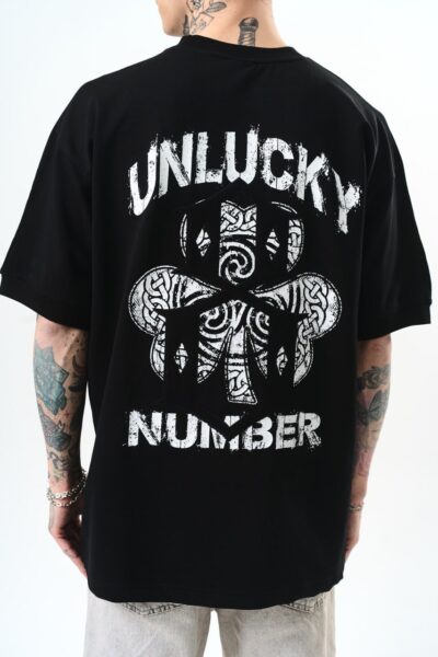 Alternative view of Oversize t-shirt UNLUCKY NUMBER