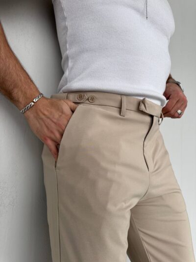 παντελόνι CHINO skinny μπεζ